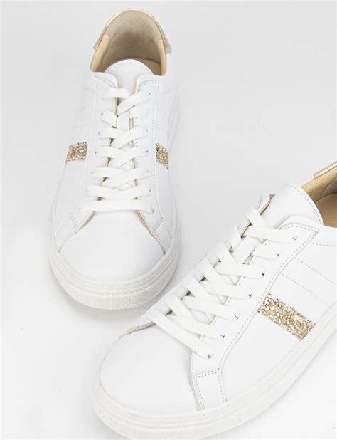 Sneakers in pelle Bianco 